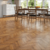 Roasted Brown Oak 18mm Herringbone Wood Floor | 0.78m? Pack Coverage