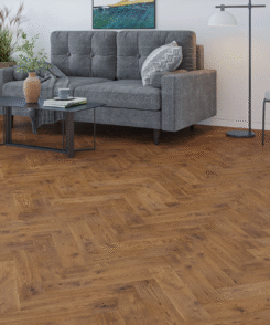 Roasted Wood Oak 18mm Herringbone Wood Floor | 0.65m? Pack Coverage