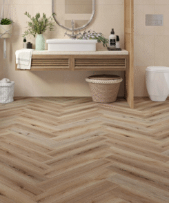 Camberely Oak Herringbone 5mm LVT SPC Floor | 2.36m² Pack Coverage