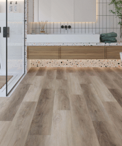 Light Brown Oak 6.5mm LVT SPC Floor | 2.20m² Pack Coverage