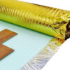 7mm Gold Acoustic Overlap Underlay For Wood and Laminate Flooring | 7.5m2