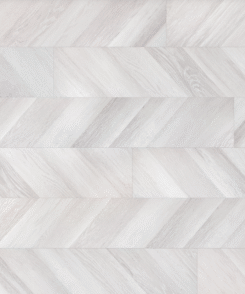 White Grey Oak 8mm Chevron Laminate Floor | 1.8m² Pack Coverage