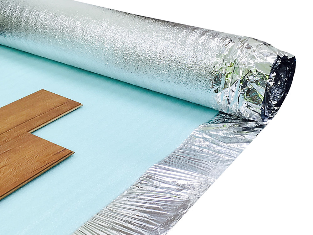 3mm Combi Silver Overlap Underlay For Wood and Laminate Flooring | 10m2
