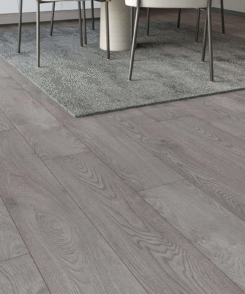 Medium Grey Oak 8mm Laminate Floor | 1.83m² Pack Coverage