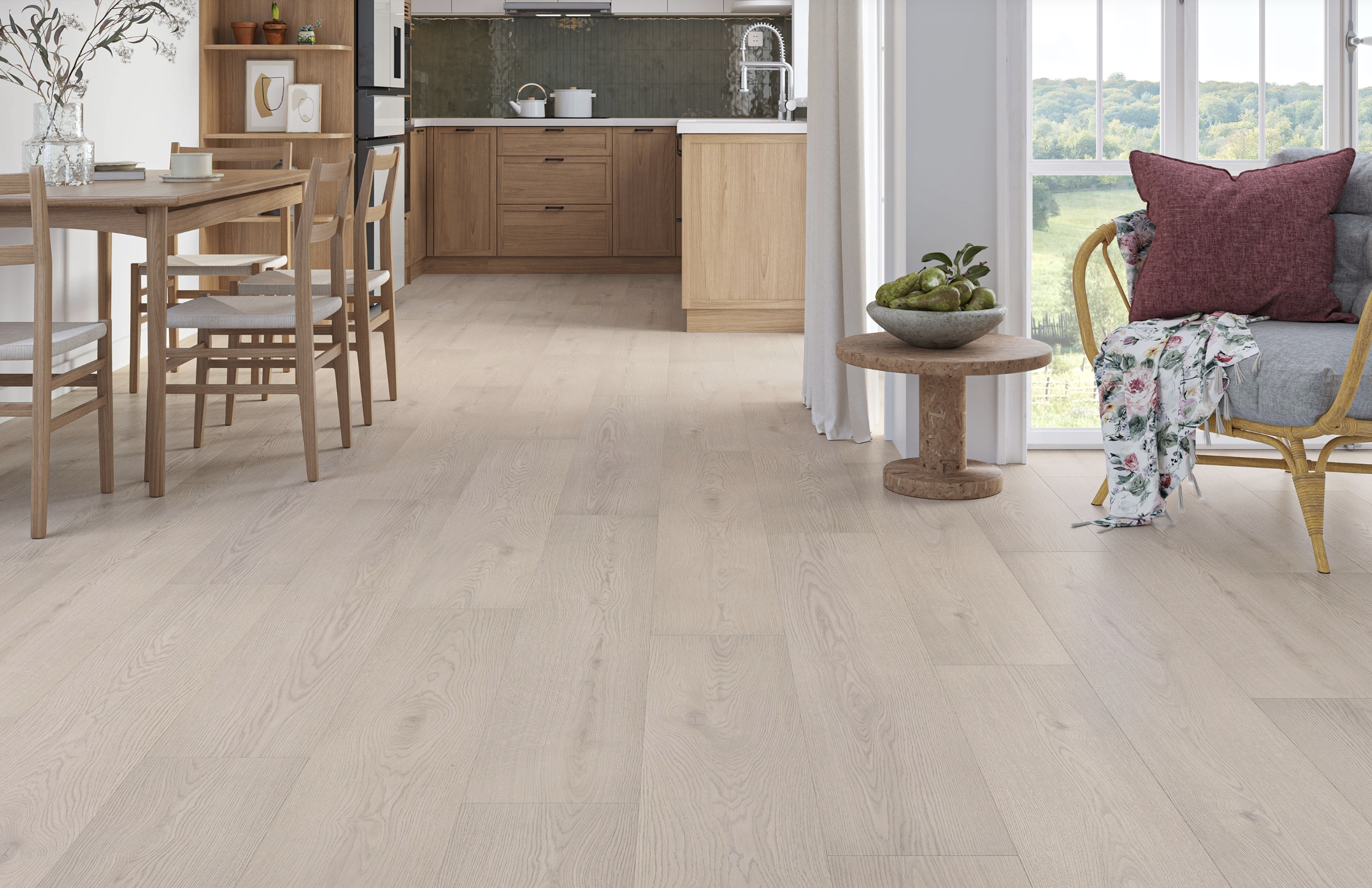 Smoky Grey 12mm  Laminate Floor | 2.16m² Pack Coverage