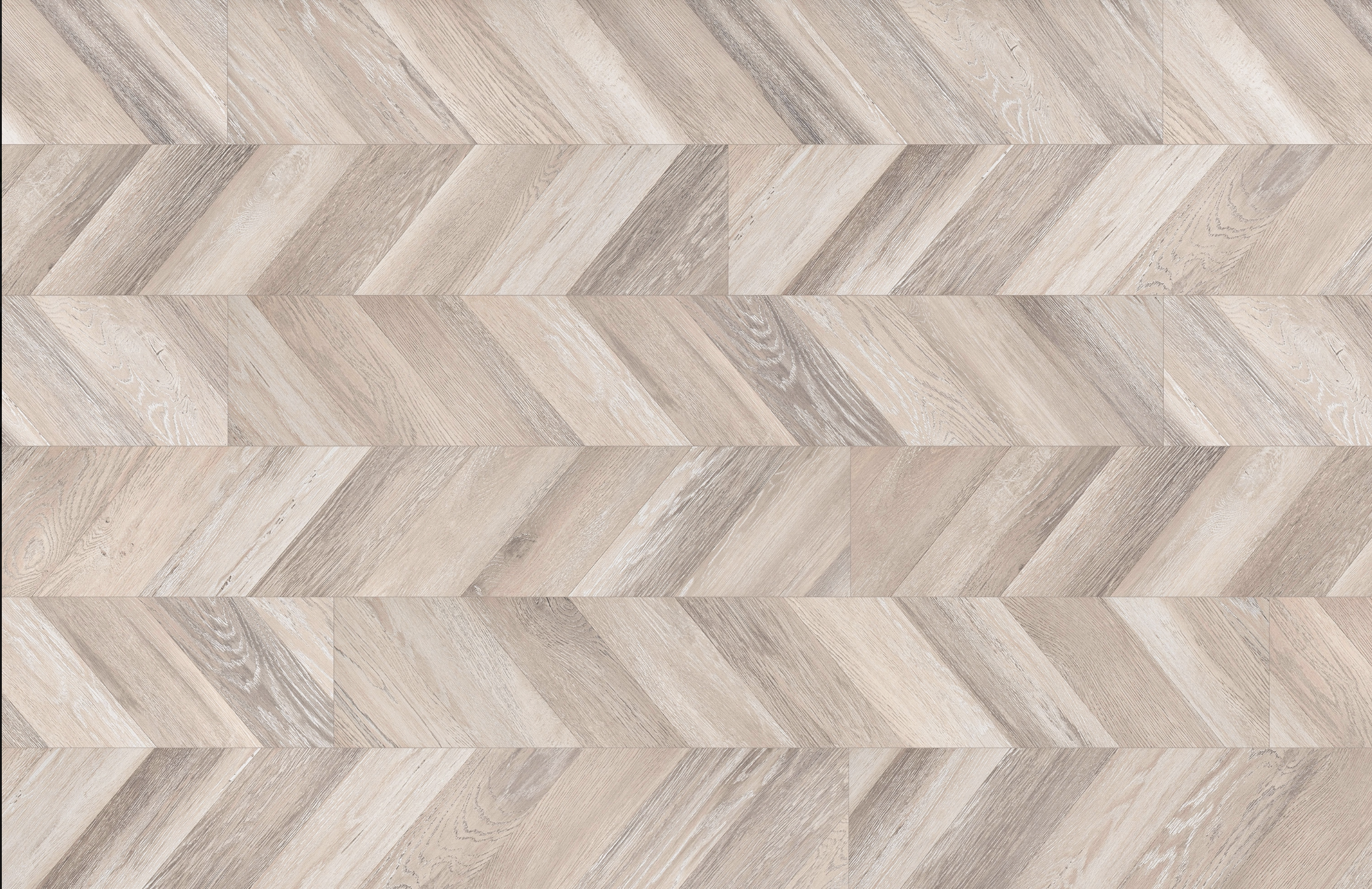 Beige & Brown Oak 8mm Chevron Laminate Floor | 1.8m² Pack Coverage