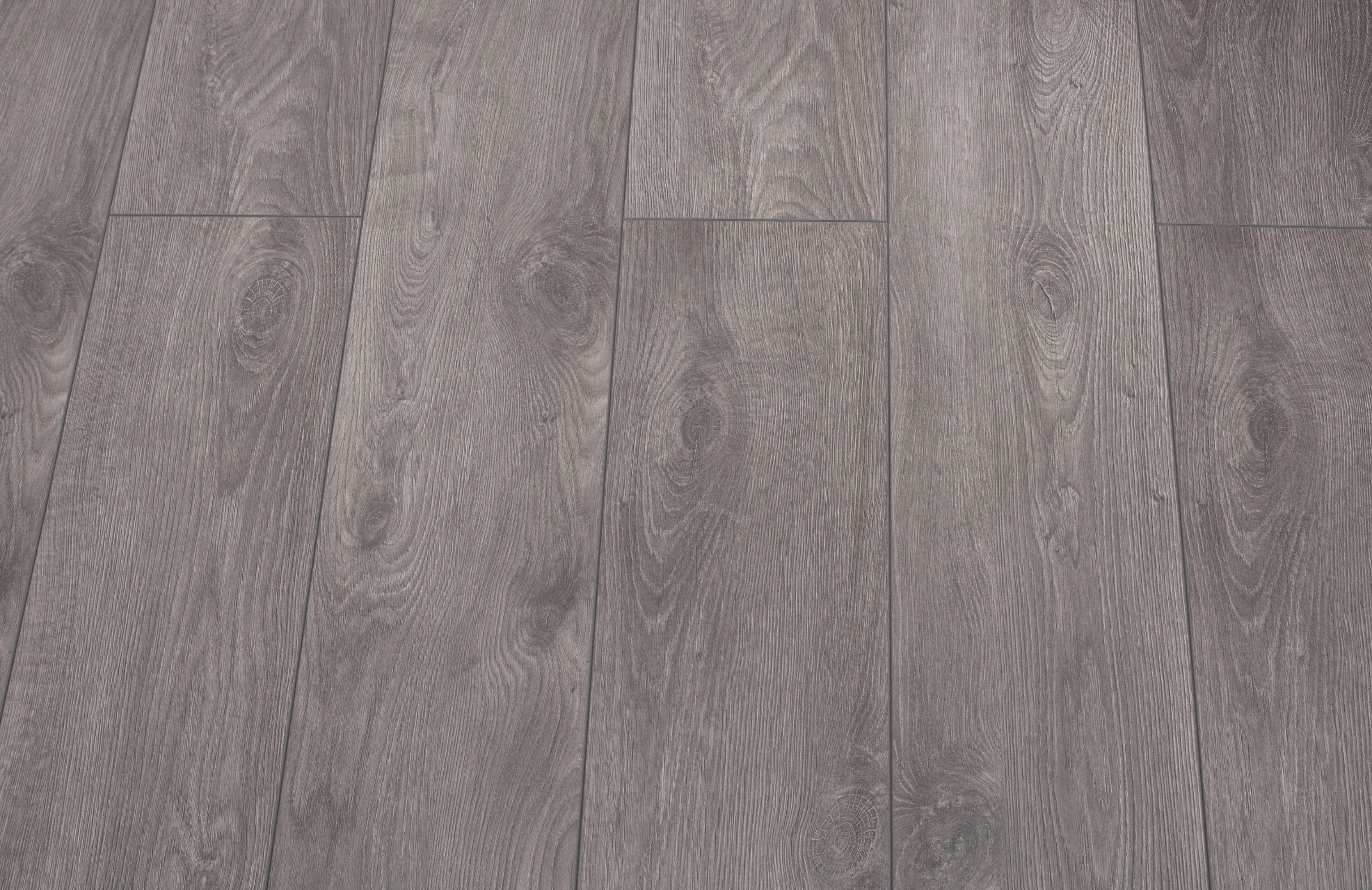 Medium Grey Oak 8mm Laminate Floor | 1.83m² Pack Coverage