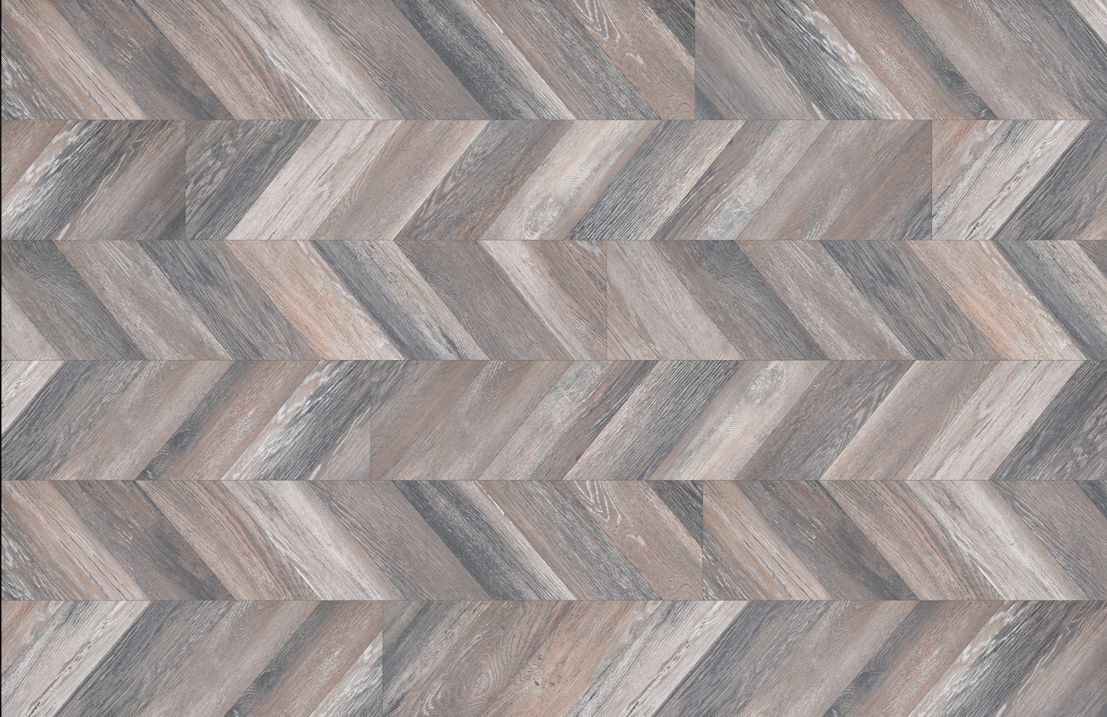 Multi Grey Oak 8mm Chevron Laminate Floor | 1.8m² Pack Coverage