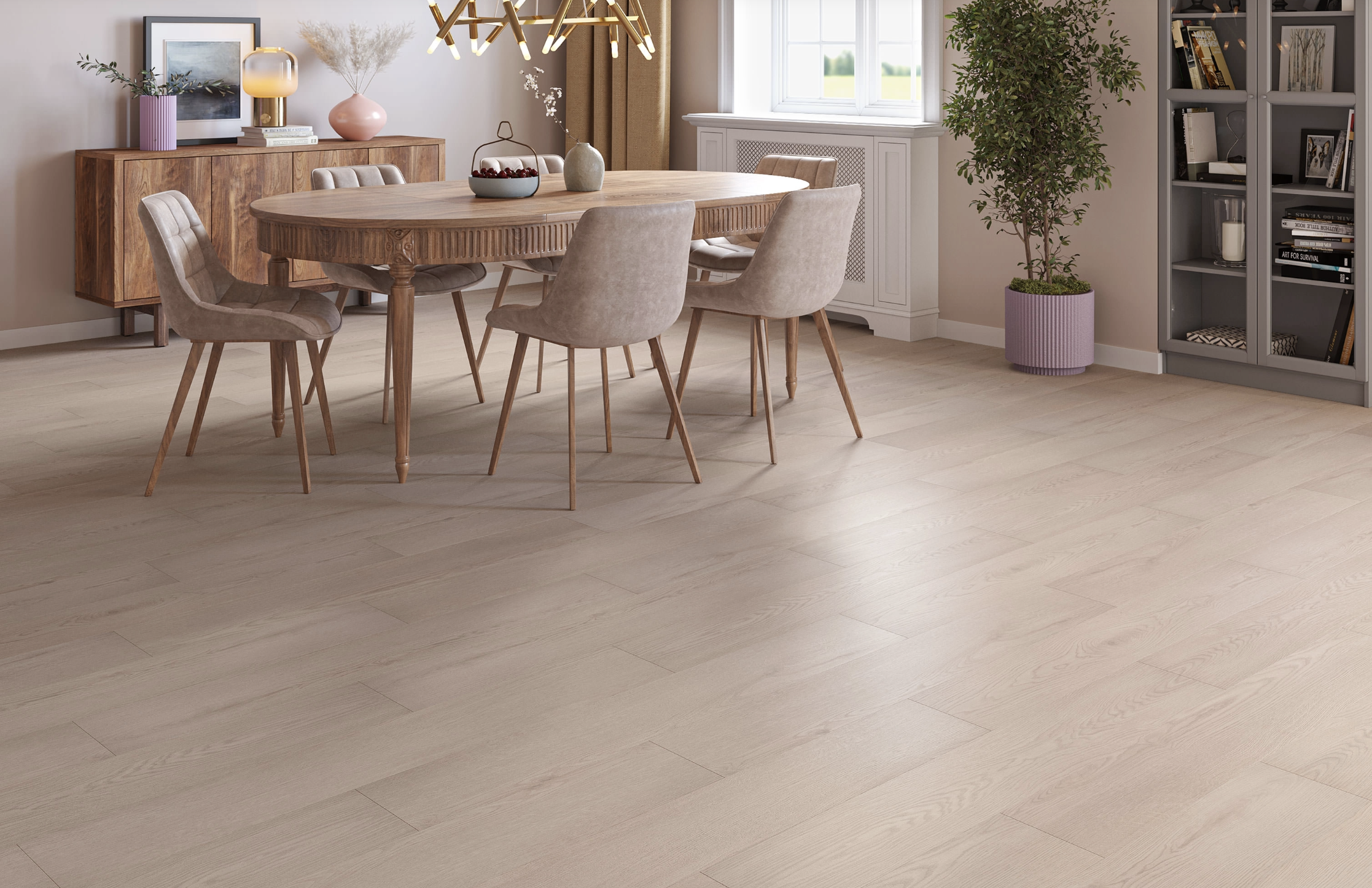 Smoky Grey 8mm  Laminate Floor | 1.83m² Pack Coverage