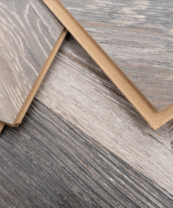 Multi Grey Oak 8mm Chevron Laminate Floor | 1.8m² Pack Coverage