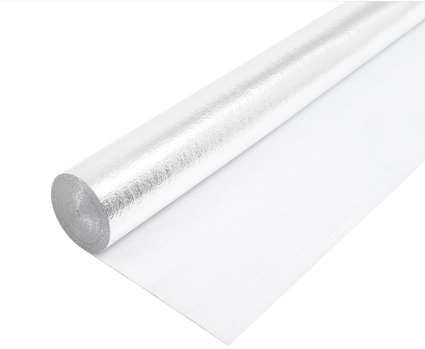 2mm Silver Acoustic Overlap Underfloor Heating Underlay For Wood And Laminate Flooring | 15m2